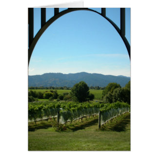 Cartão Vineyard Archway