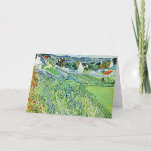 Cartão Vineyards em Auvers por Vincent van Gogh