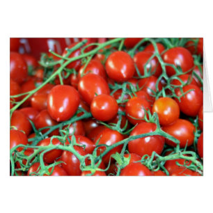 Cartão vinhas de tomate