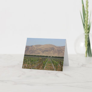 Cartão Vinhedo Notecard