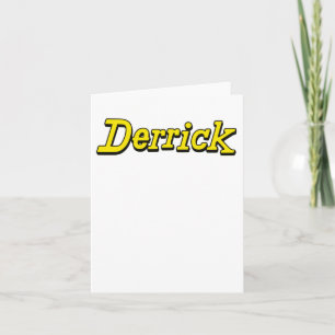 Cartão Vinheta Derrick Fan Shirt