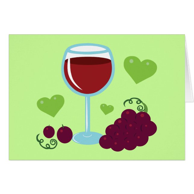 Cartão Vinho (Frente Horizontal)