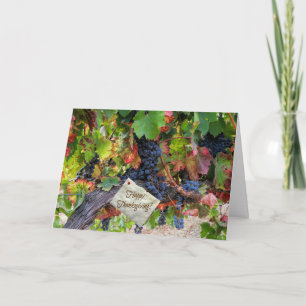 Cartão Vinho, Colheita de Ação de Graças, Queda Vinha