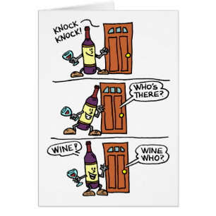 Cartão Vinho da batida da batida para não comemorar o