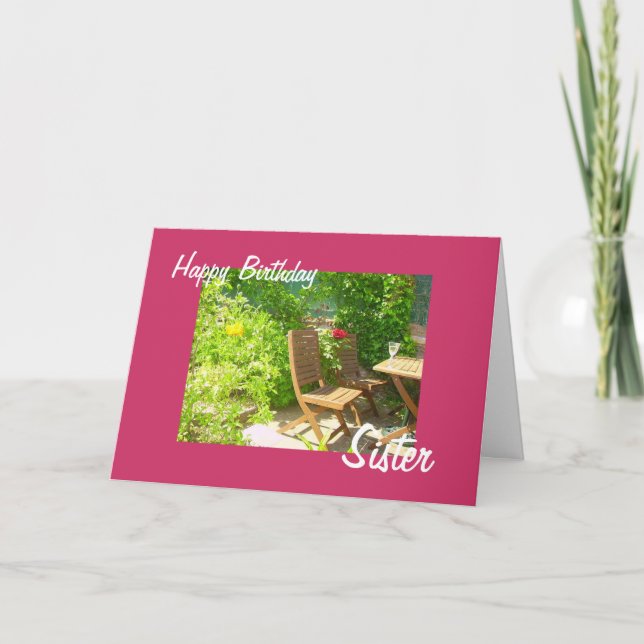 Cartão Vinho do pátio (Frente)