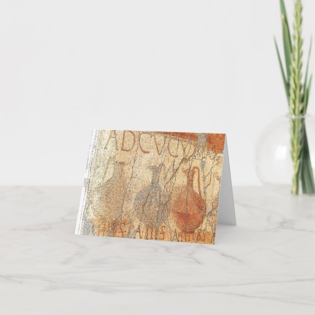 Cartão Vinho para a venda (Frente)