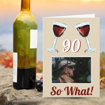 Vinho Tinto Motivacional 90 Anos de Idade