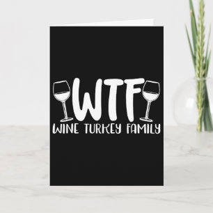 Cartão Vinho Wtf Peru Família 