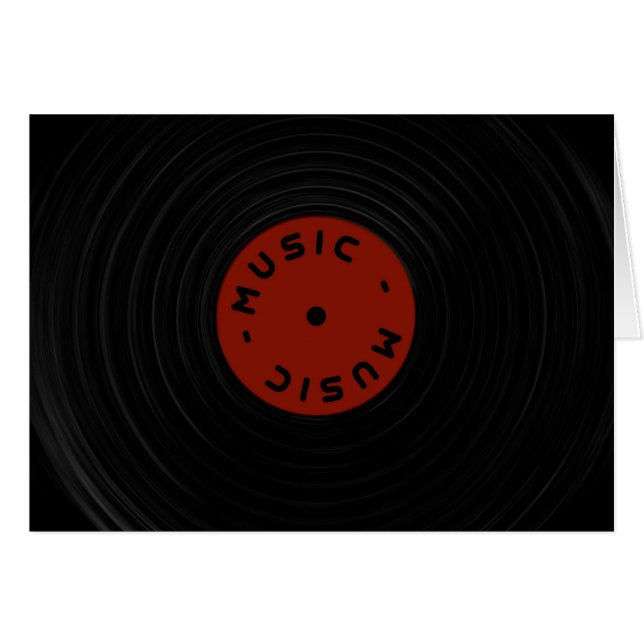 Cartão Vinil (Frente Horizontal)