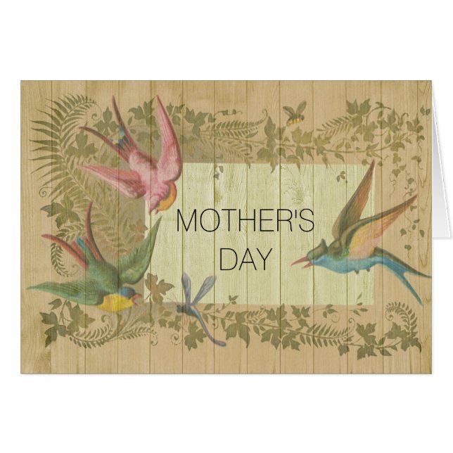 Cartão Vintage (Frente Horizontal)