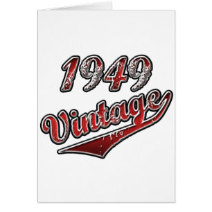 Cartão Vintage 1949