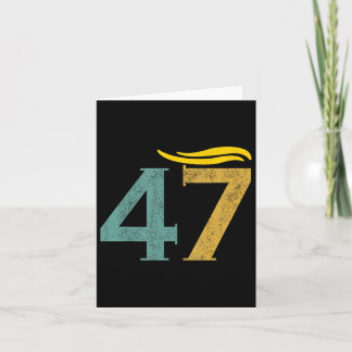 Cartão Vintage 47 Trump Hair 1