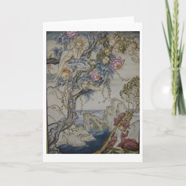 Cartão Vintage - a tempestade, (Frente)