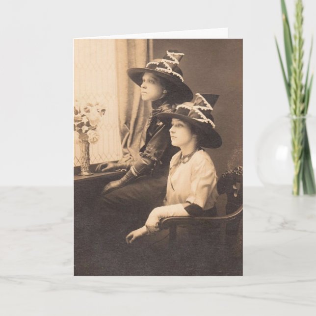 Cartão Vintage - amigos que nunca o deixam, (Frente)