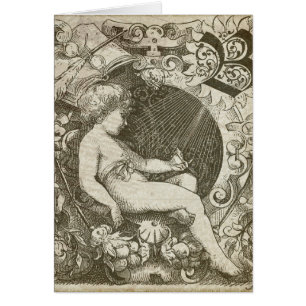 Cartão Vintage Angel