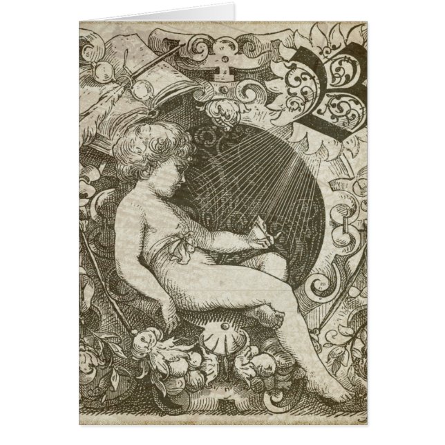 Cartão Vintage Angel (Frente)