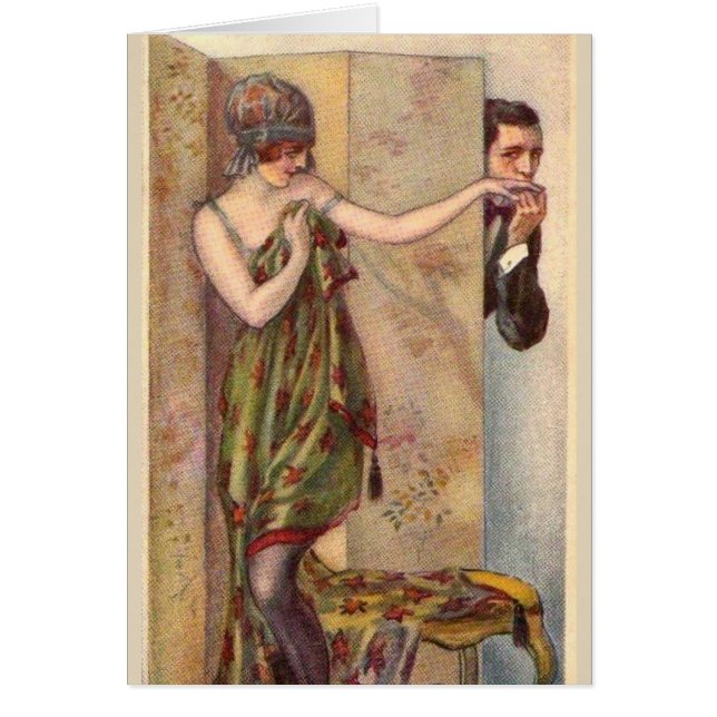 Cartão Vintage - apenas pouco auge! , (Frente)