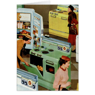 Cartão Vintage Appliance Showroom Store Business Retail