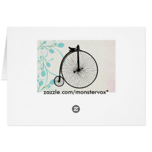 Cartão Vintage Bike