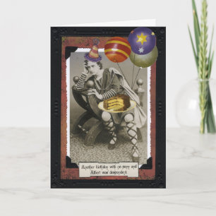 Cartão Vintage Birthday Card - Albert
