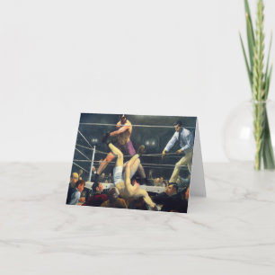 Cartão Vintage Boxing de 1924 All Occasion