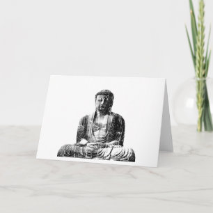 Cartão Vintage Buddha Greeting Card