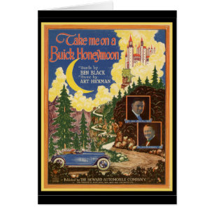Cartão Vintage Buick Car