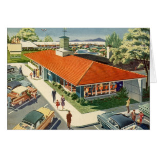 Cartão Vintage Business, Restaurante da família 50