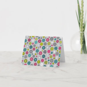 Cartão Vintage Buttons notecard