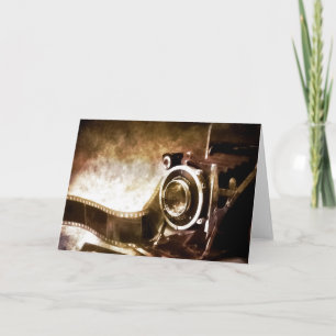 Cartão vintage camera 