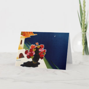 Cartão Vintage Capri Itália Viagem