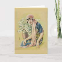 Cartão Vintage Cingapura