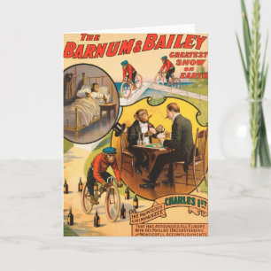 Cartão Vintage : circo Barnum & Bailey -
