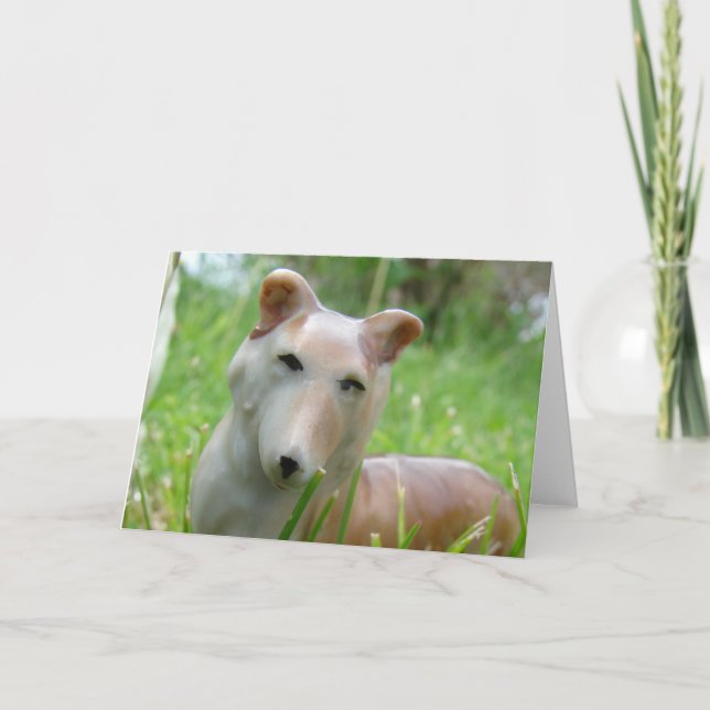 Cartão Vintage Corgi (Frente)