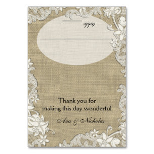 Cartão Vintage Country Lace Design