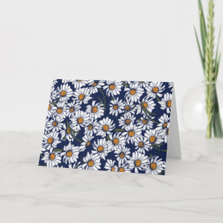 Cartão Vintage Daisies Daisy Garden