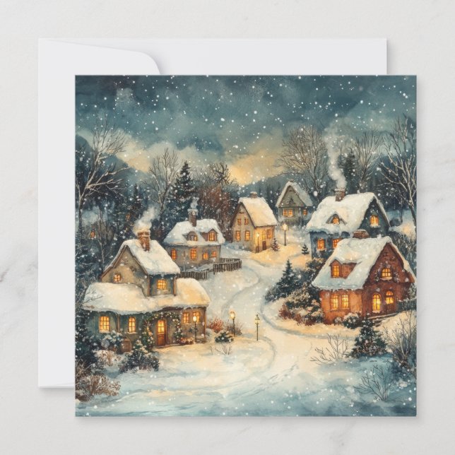 Cartão Vintage de Natal (Frente)