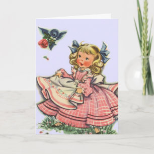 Cartão Vintage - Dia de as mães