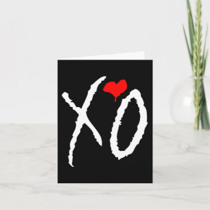 Cartão Vintage Dia de os namorados Heart Hug Kiss Xo-xo F