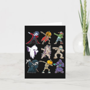 Cartão Vintage Dinossaur Trainer Halloween Costume Retro