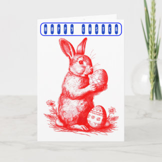 Cartão Vintage Easter