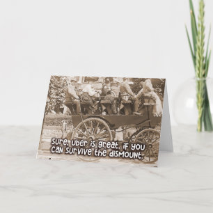 Cartão Vintage engraçado - Você pode sobreviver à 