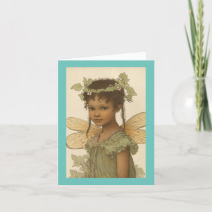 Cartão Vintage Fairy Birthday Card