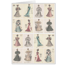 Vintage Fashion Victorian Women in Rico Vress