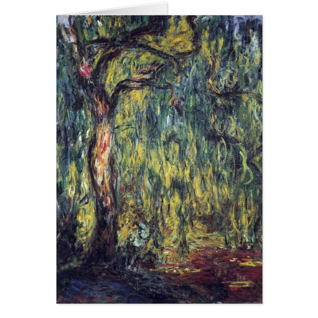 Cartão Vintage Fine Art, Claude Monet (Frente)