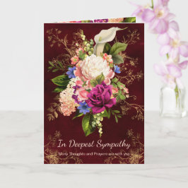 Cartão Vintage Floral Dourada Acentua Simpatia Cristã