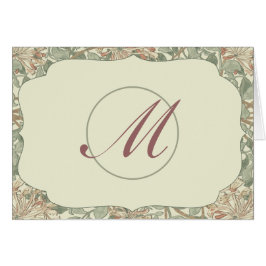 Cartão Vintage Floral William Morris Card