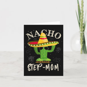 Cartão Vintage Funny Nacho Média da Família Step-Mãe Matc
