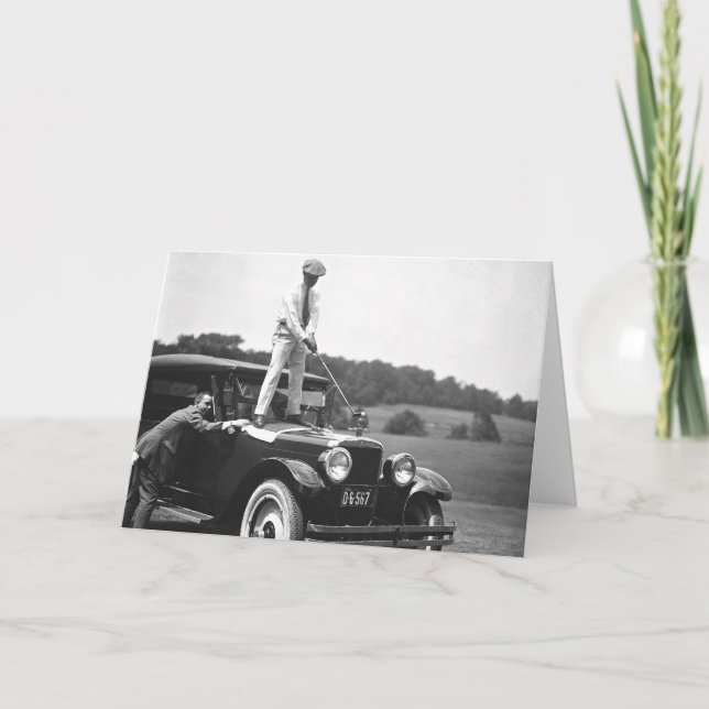 Cartão Vintage Golf (Frente)