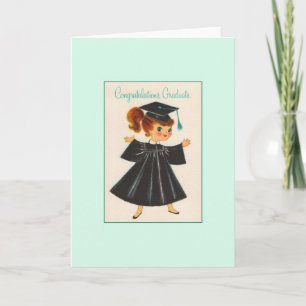 Cartão Vintage Graduation Greeting Card